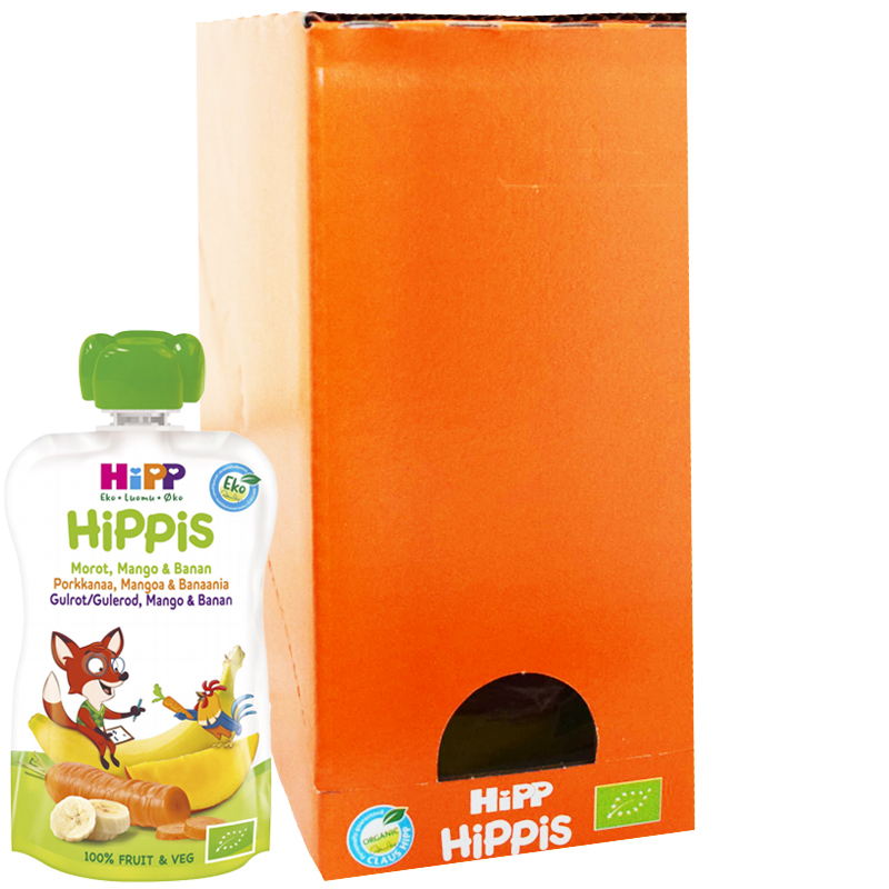 Eko Hel Låda Barnmat Morot, Mango & Banan 6-pack - 24% rabatt