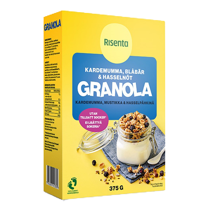 Granola Kardemumma & Hasselnöt - 28% rabatt