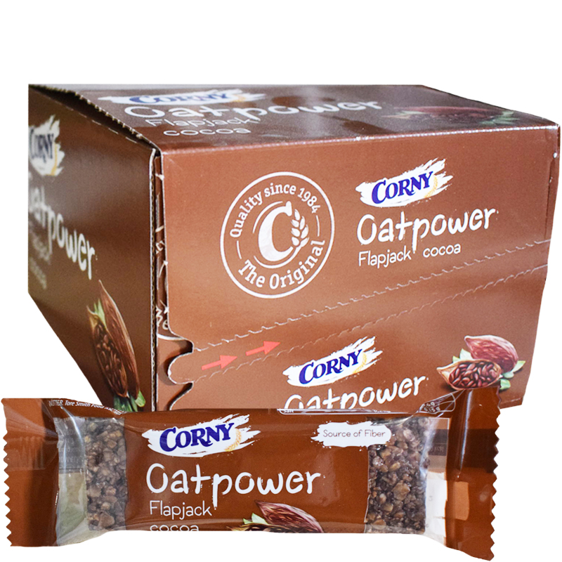 Hel låda Havrebar "Kakao" 24 x 65g - 59% rabatt