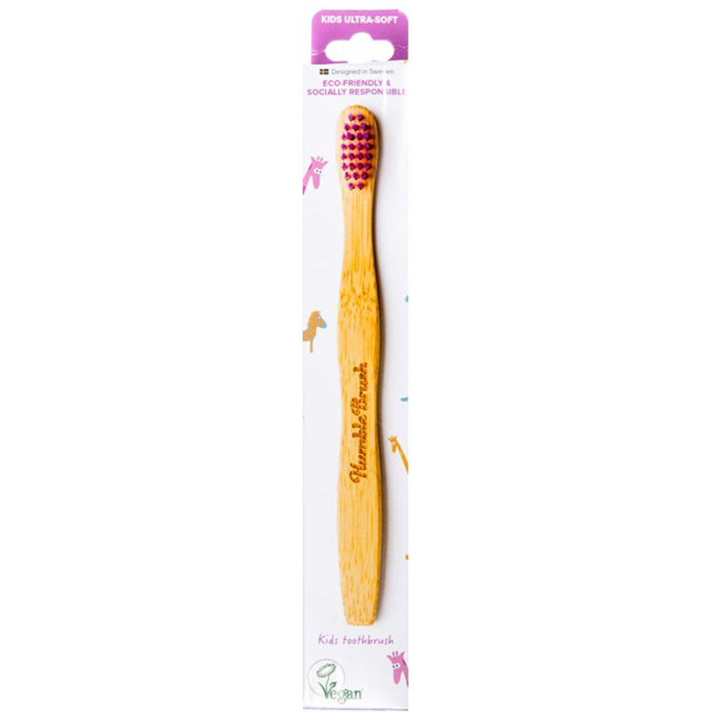 Tandborste "Humble Brush" Barn Mixade Färger - 21% rabatt