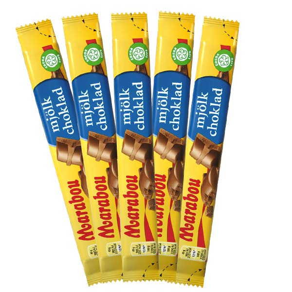 Marabou Mjölkchoklad 43g x 5 st