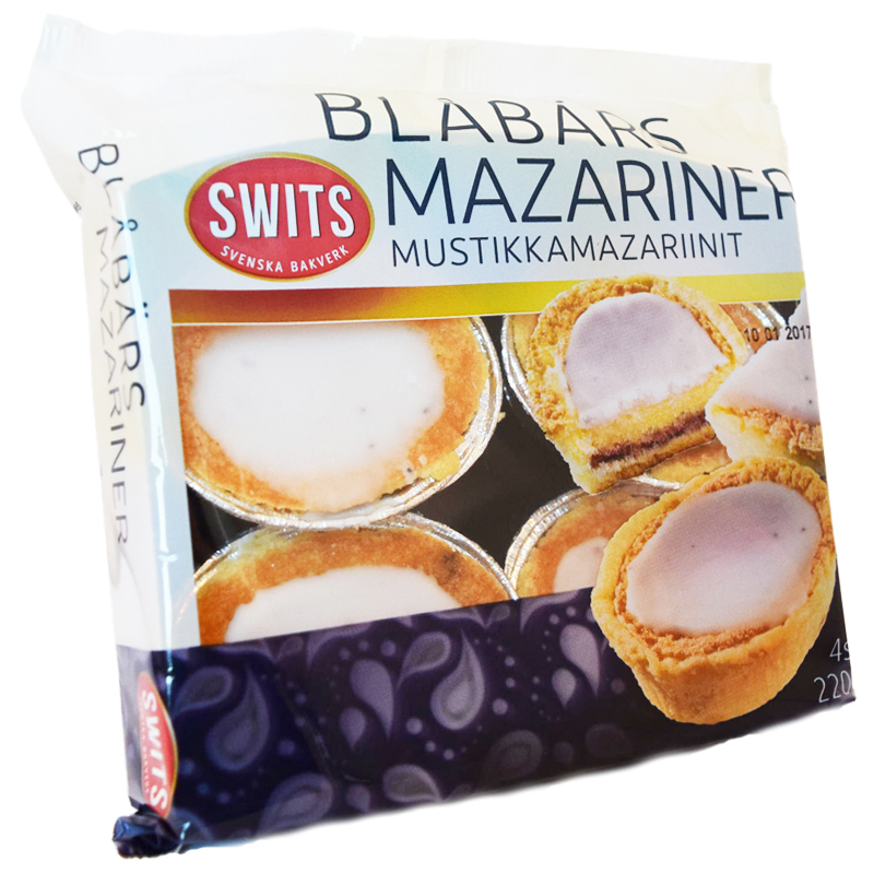 Blåbärsmazariner 4-pack 220g - 67% rabatt