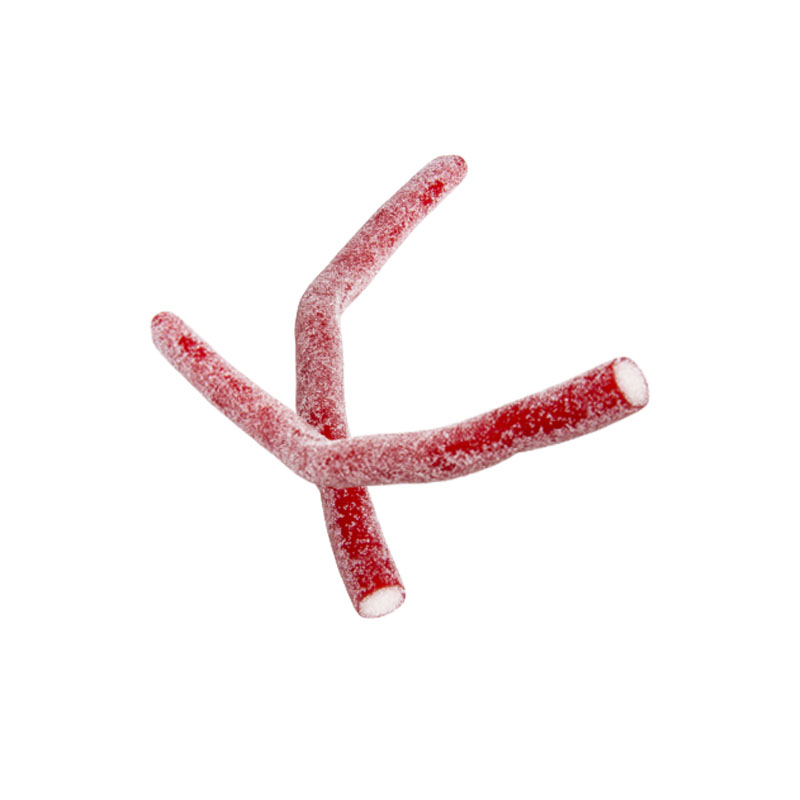 Hel Låda Godisremmar "Sour Strawberry" 3,75kg - 68% rabatt