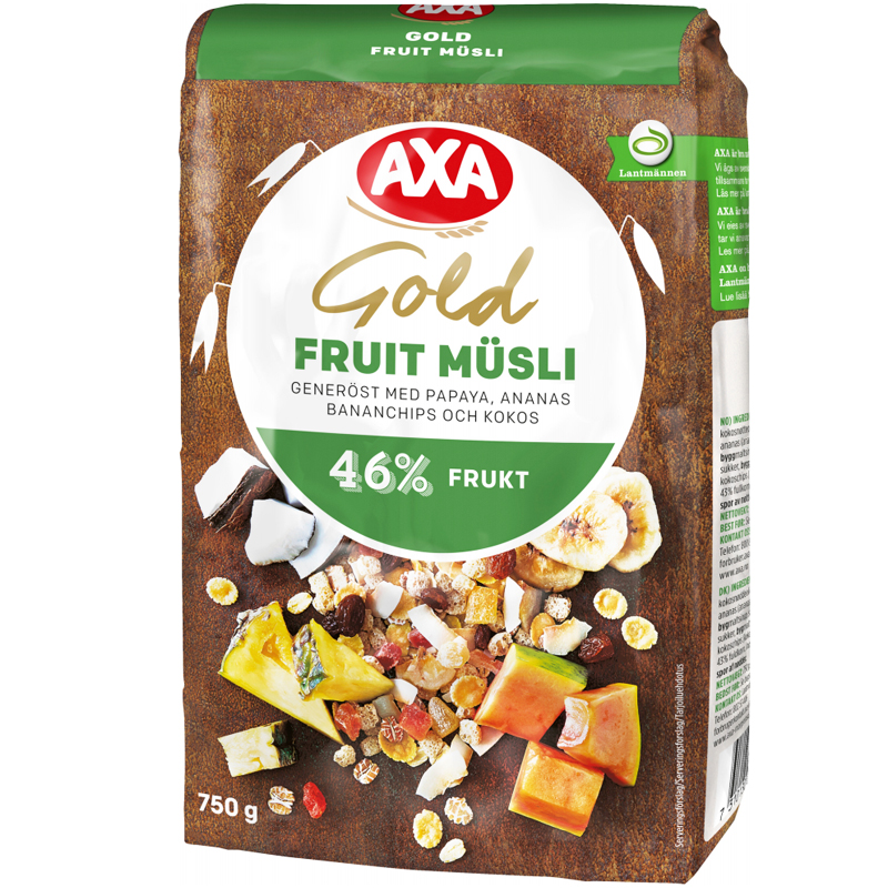 Müsli Gold Fruit - 25% rabatt