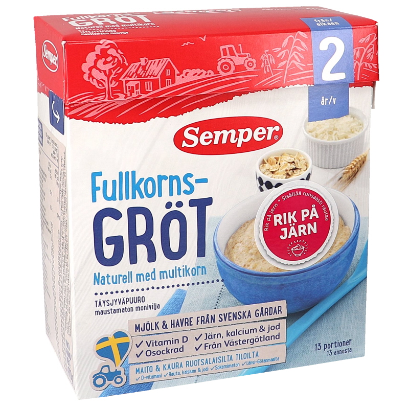 Fullkornsgröt Multikorn 2år - 57% rabatt