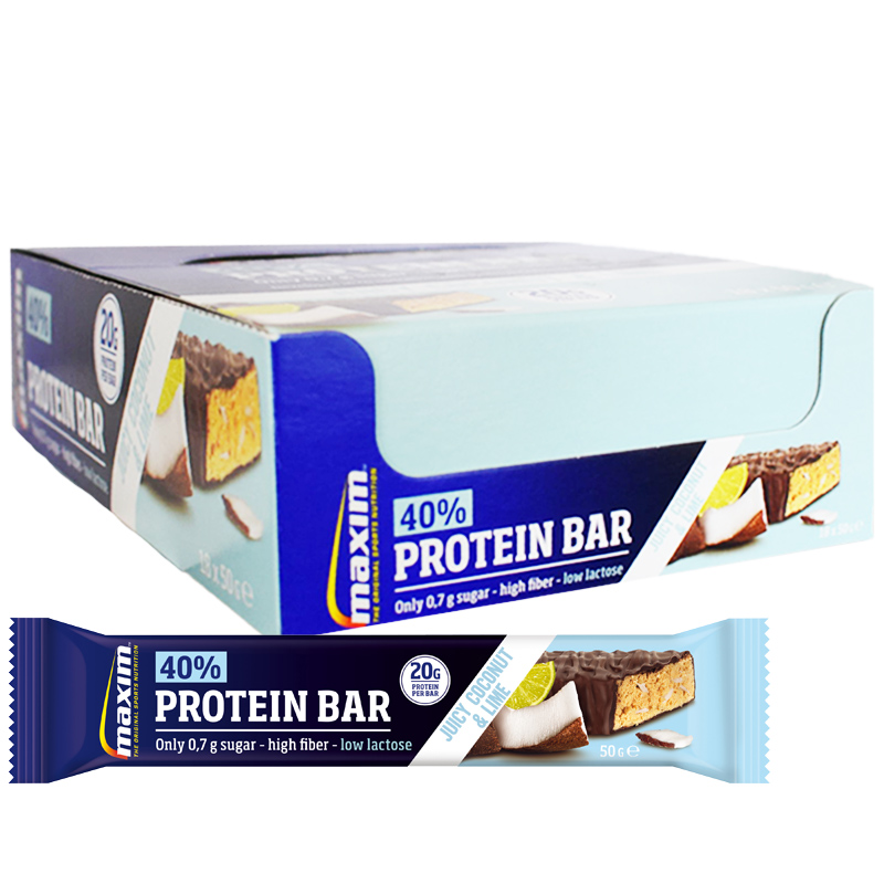 Hel Låda Proteinbars "Coconut & Lime" 18 x 50g - 56% rabatt
