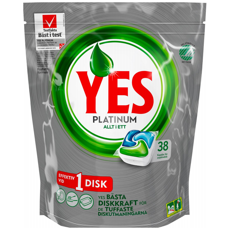 Disktabletter "Platinum" 38-pack - 21% rabatt