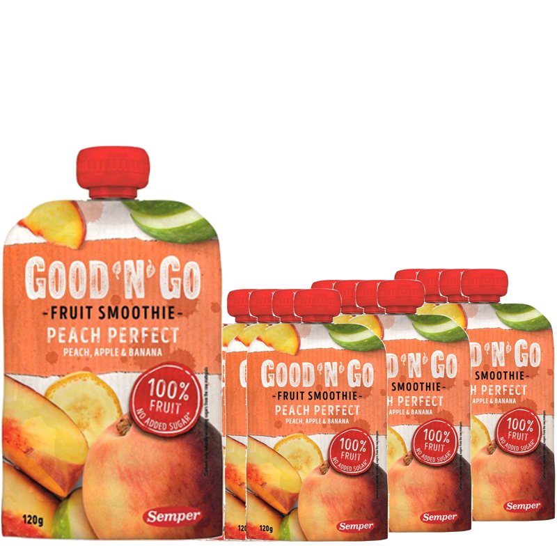 Fruit Smoothie Persika, Äpple & Banan 12-pack - 34% rabatt