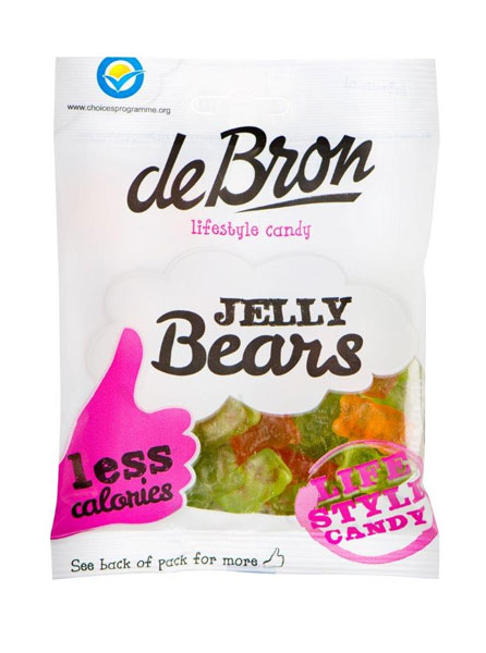 de Bron Jelly Bears Sockerfria 100g