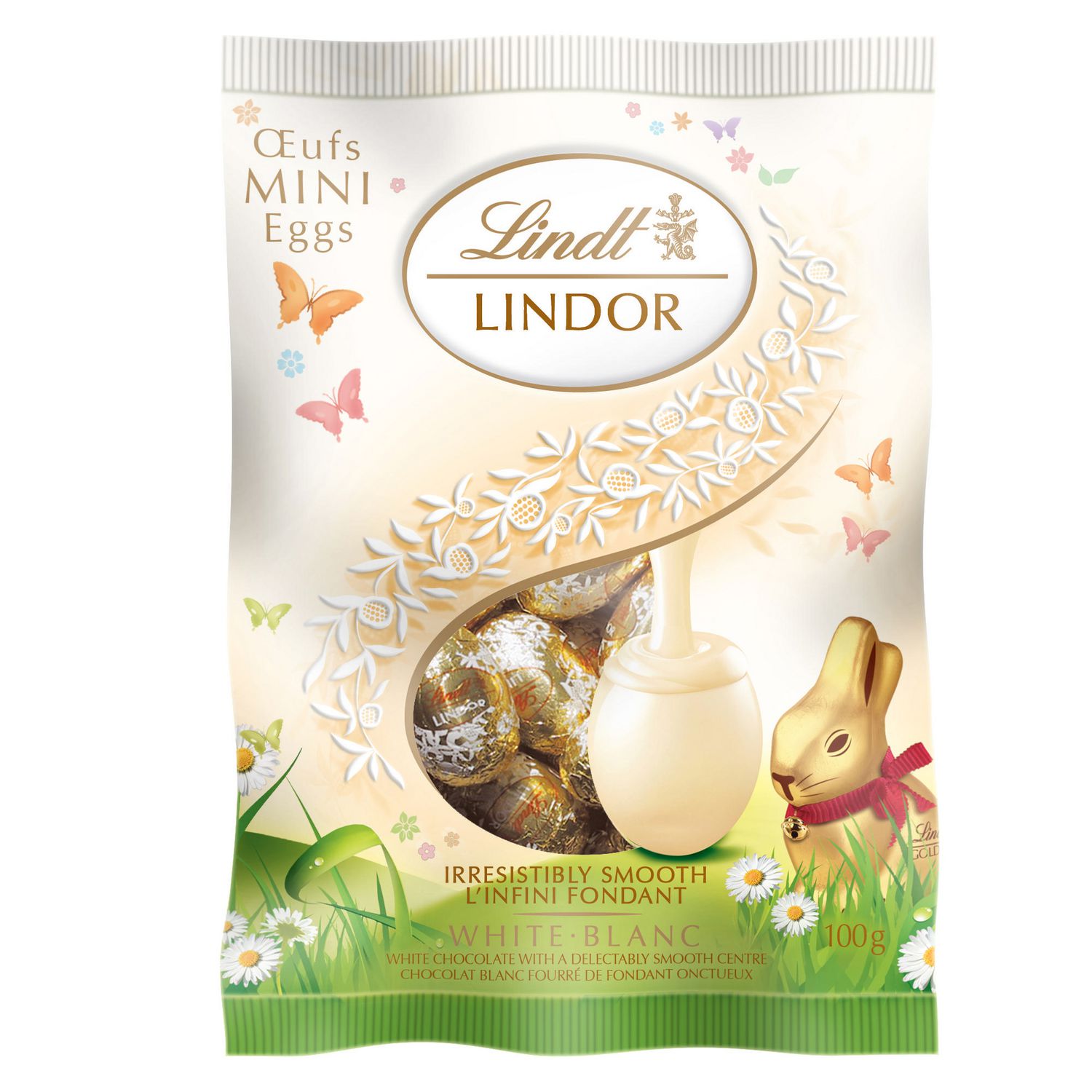 Lindor Easter Mini Eggs White 80g