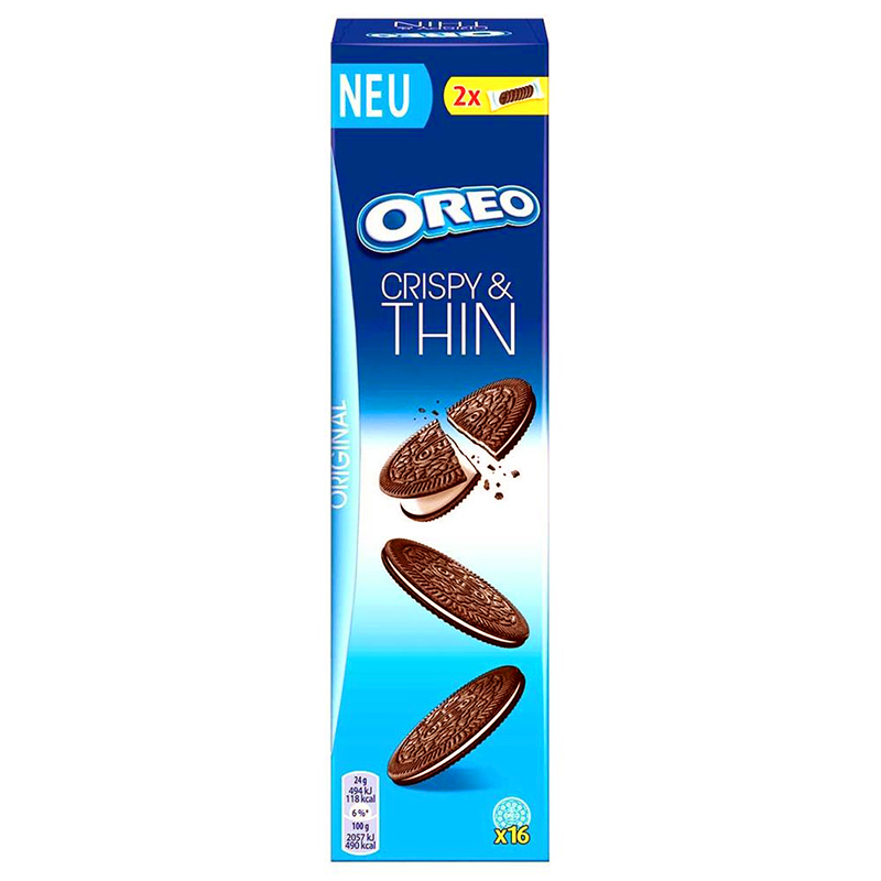 Kakor "Oreo Crispy & Thin" 96g - 33% rabatt