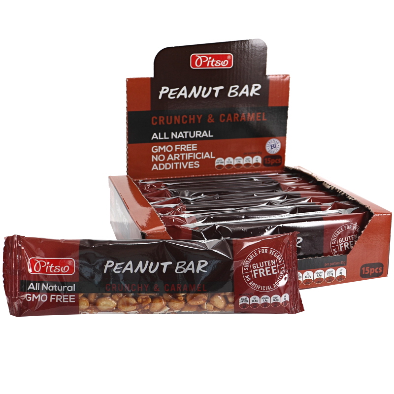 Crunchy Bar Jordnöt 15-pack - 42% rabatt