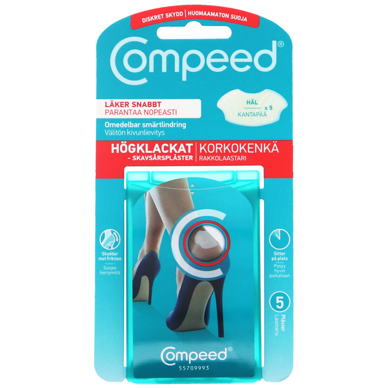 Skavsårsplåster Högklackat 5-pack - 37% rabatt