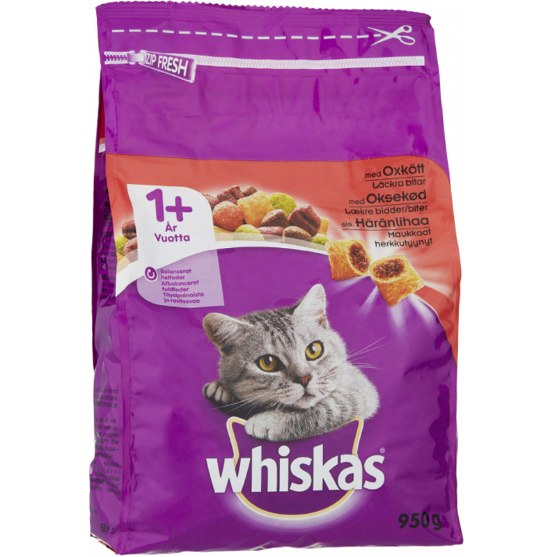 Kattmat Oxkött 1+ År - 26% rabatt