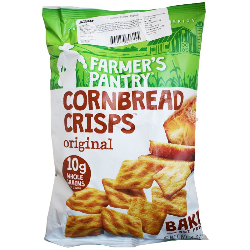 Kex "Cornbread Crisps Original" 170g - 49% rabatt