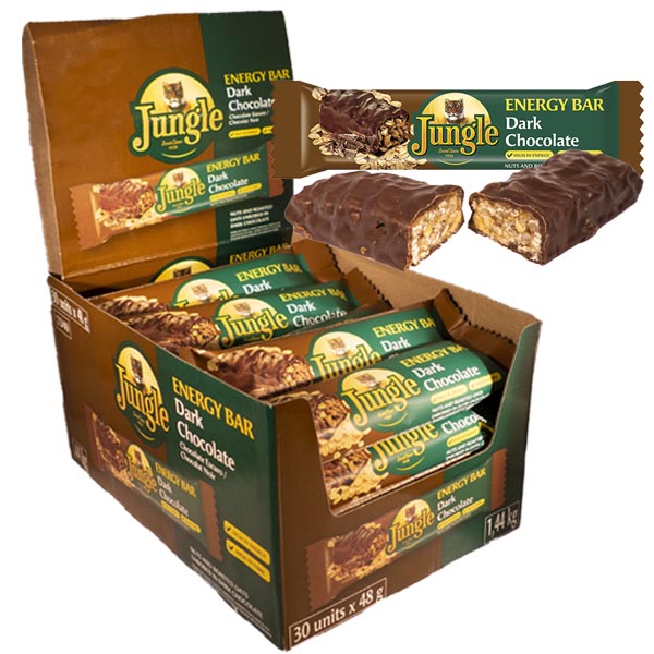 Jungle Energy Bar Dark Choco. 48g x 30st