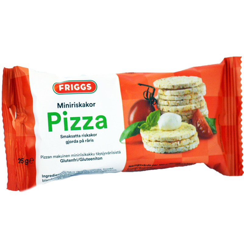 Miniriskakor Pizza 25g - 49% rabatt
