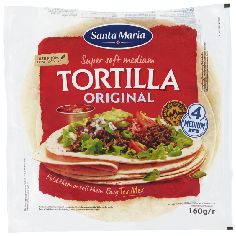 Tortillabröd "Original" Medium 160g - 28% rabatt