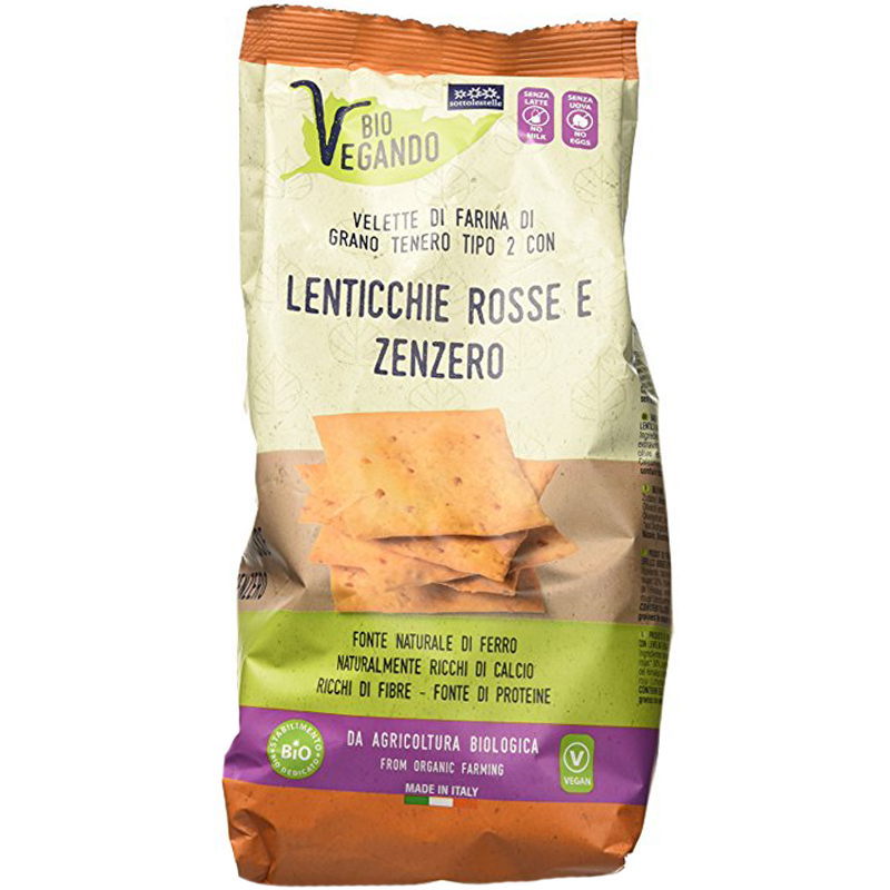 Kex Röda Linser & Ingefära 185g - 57% rabatt