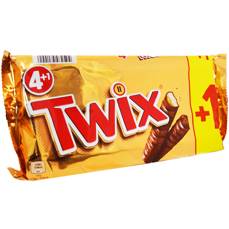 Twix 5-pack 5 x 50g - 37% rabatt