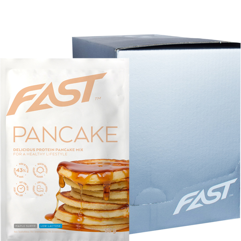 Hel Låda Pannkakspulver "Maple Syrup" 20 x 50g - 86% rabatt