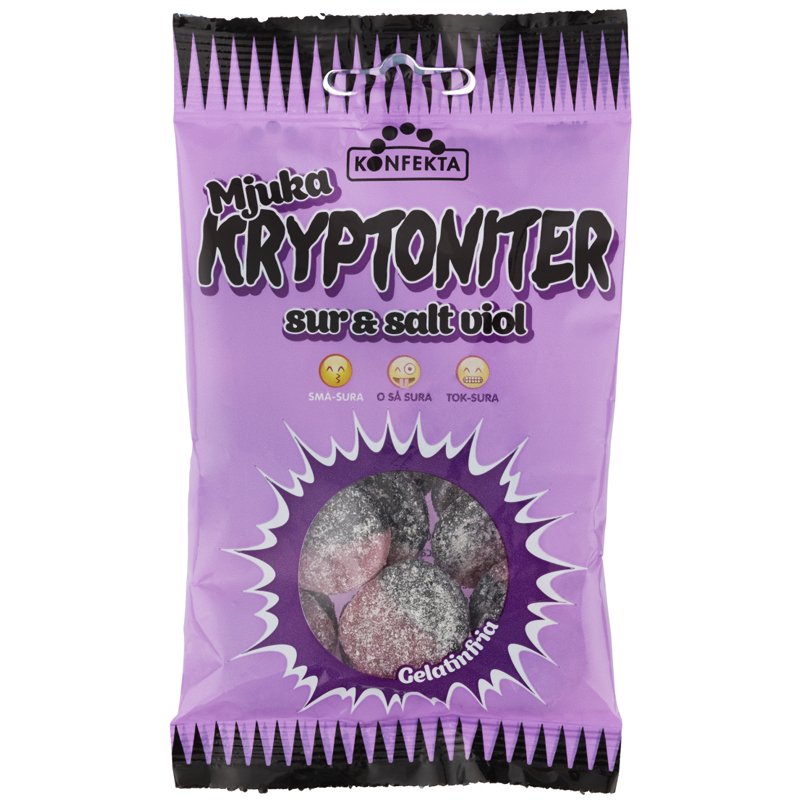 Godis Kryptoniter Viol 60g - 22% rabatt