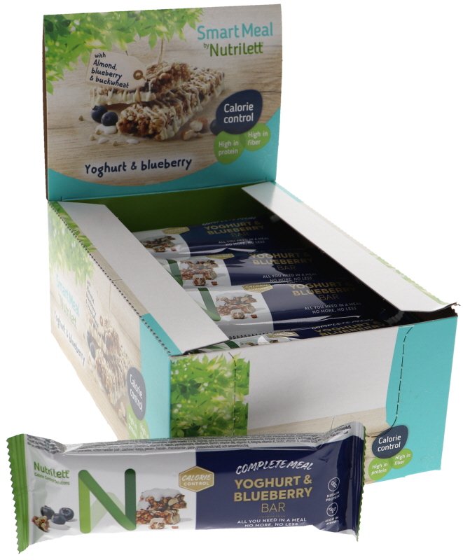 Måltidsersättningsbars Yogurt & Blåbär 20-pack - 47% rabatt