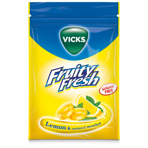 Vicks Lemon Mentol Halstablett 72g