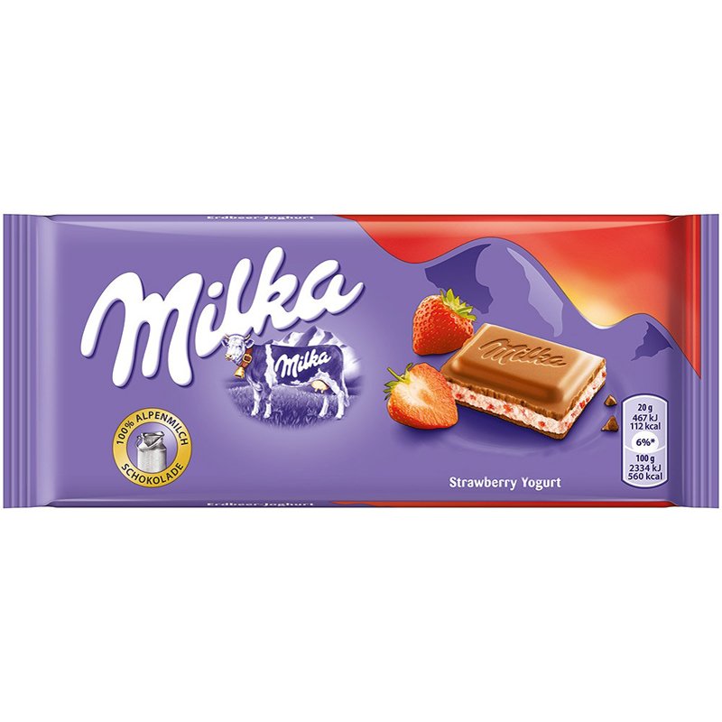 Mjölkchoklad Jordgubb & Yoghurt 100g - 37% rabatt