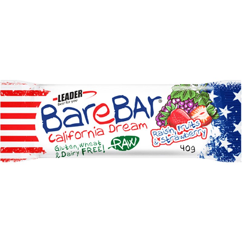 Dadelbar "Raisin, Fruit & Strawberry" 40g - 69% rabatt