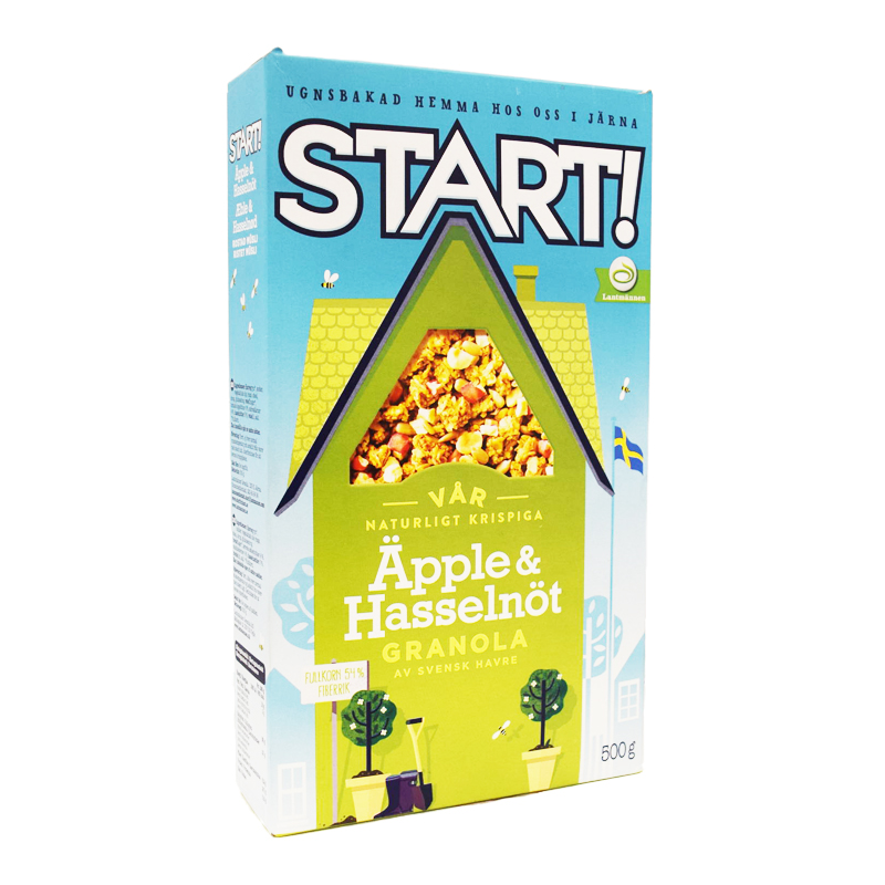 Granola Äpple & Hasselnöt 500g - 72% rabatt