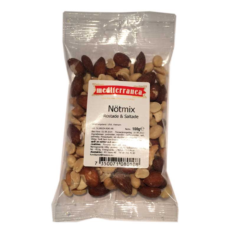 Nötmix Rostade & Saltade - 75% rabatt