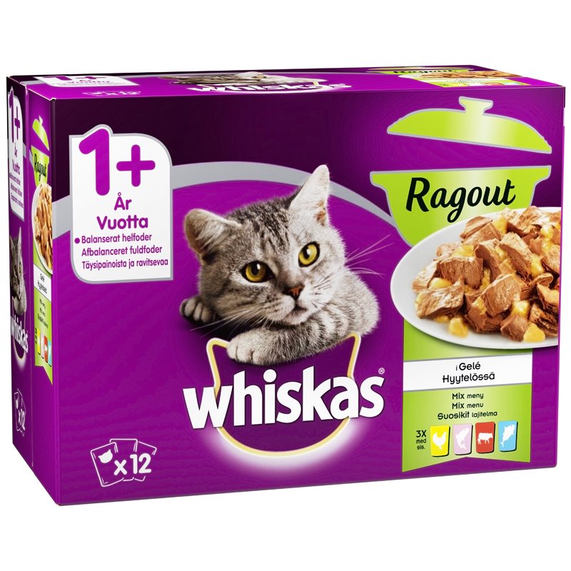 Kattmat Blandat Kött 12-pack - 22% rabatt