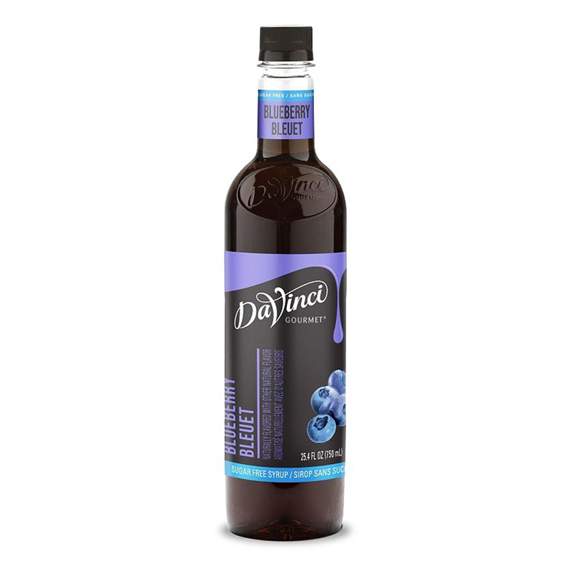 DaVinci Gourmet Syrup Sugar Free Blueberry 750ml