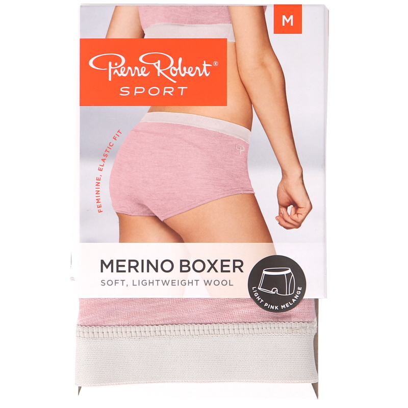 Träningstrosor Boxer Merinoull Rosa Stlk M - 67% rabatt