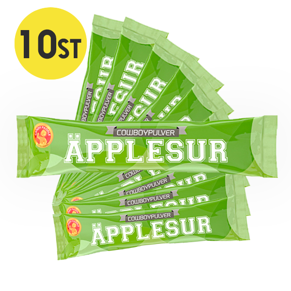 10st - Cowboypulver Äpple 9G