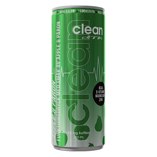 Clean Drink Äpple / Päron 330ml