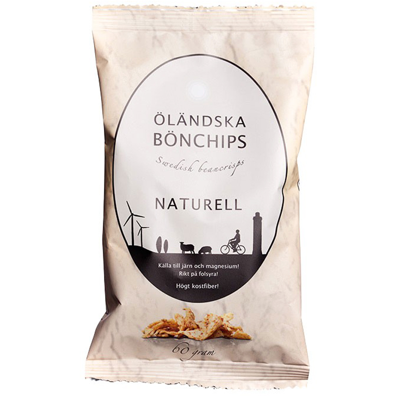Bönchips Naturell 60g - 50% rabatt