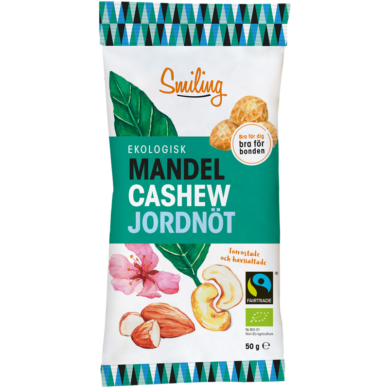 Eko Mandel Cashew Jordnöt - 11% rabatt