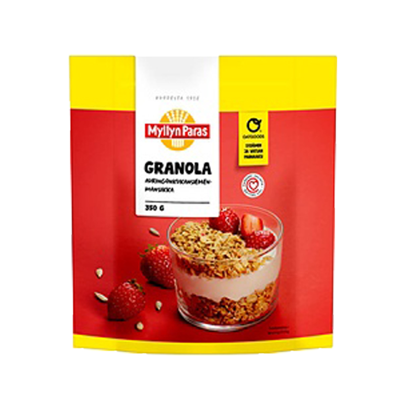 Granola Solrosfrö & jordgubbe - 29% rabatt
