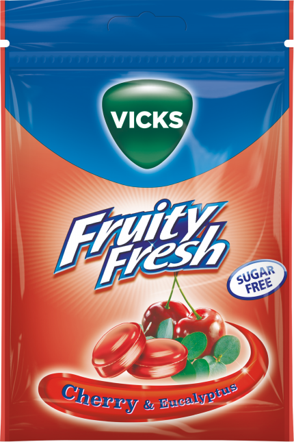 Vicks Cherry & Eucalyptus Halstablett 72g