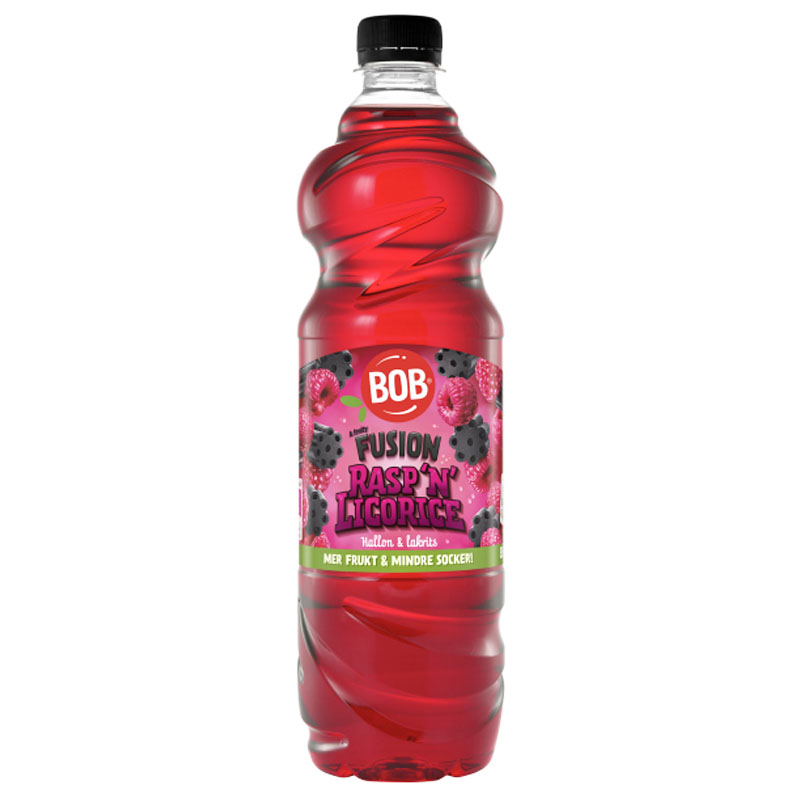 Blandsaft Hallon & Lakrits 85cl - 65% rabatt