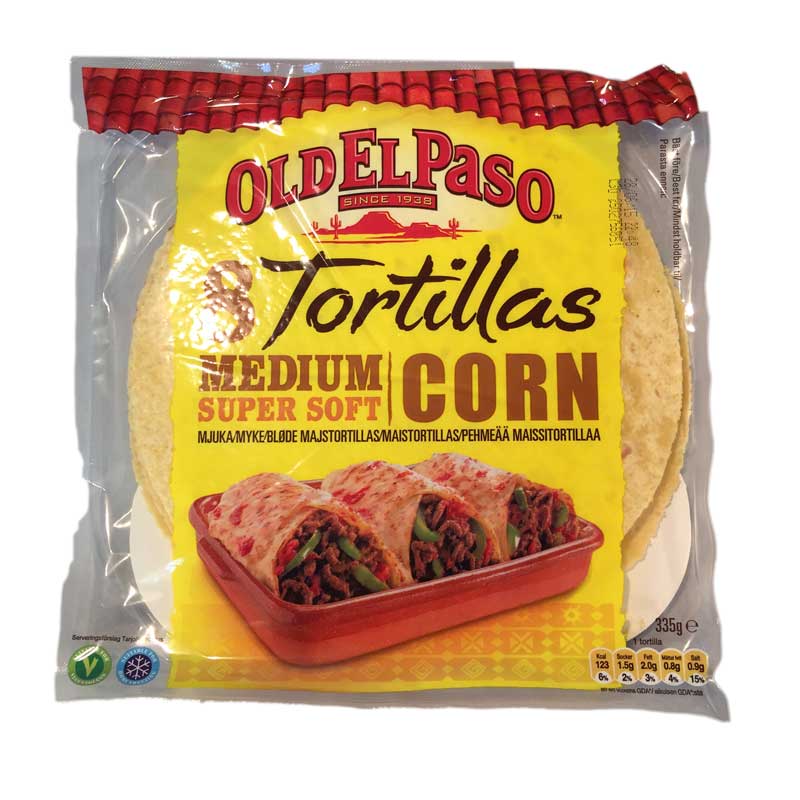 Tortilla corn supersoft - 40% rabatt