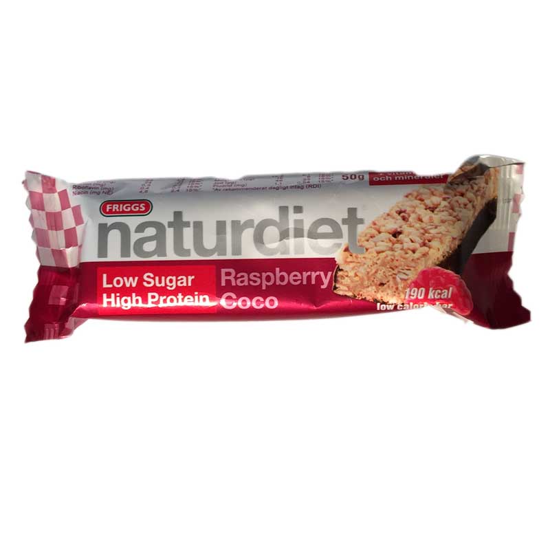 Naturdiet LCHP-Bar Hallon/kokos - 50% rabatt