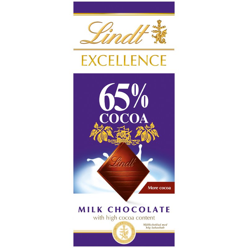 Mjölkchoklad 65% - 44% rabatt
