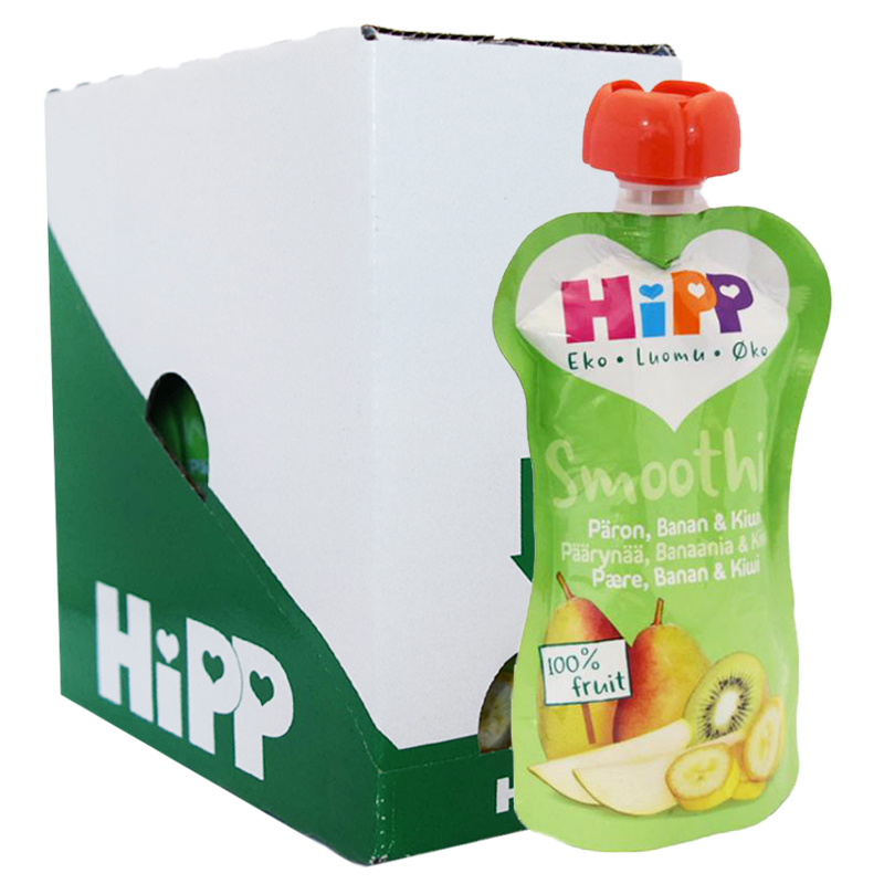 Hel Låda Smoothie Päron, Banan & Kiwi 5 x 100g - 61% rabatt