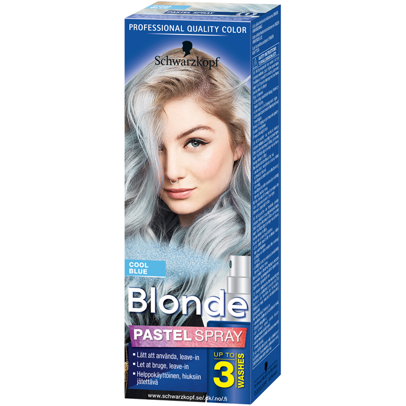 Hårfärg Blonde Pastel Spray Blue - 80% rabatt