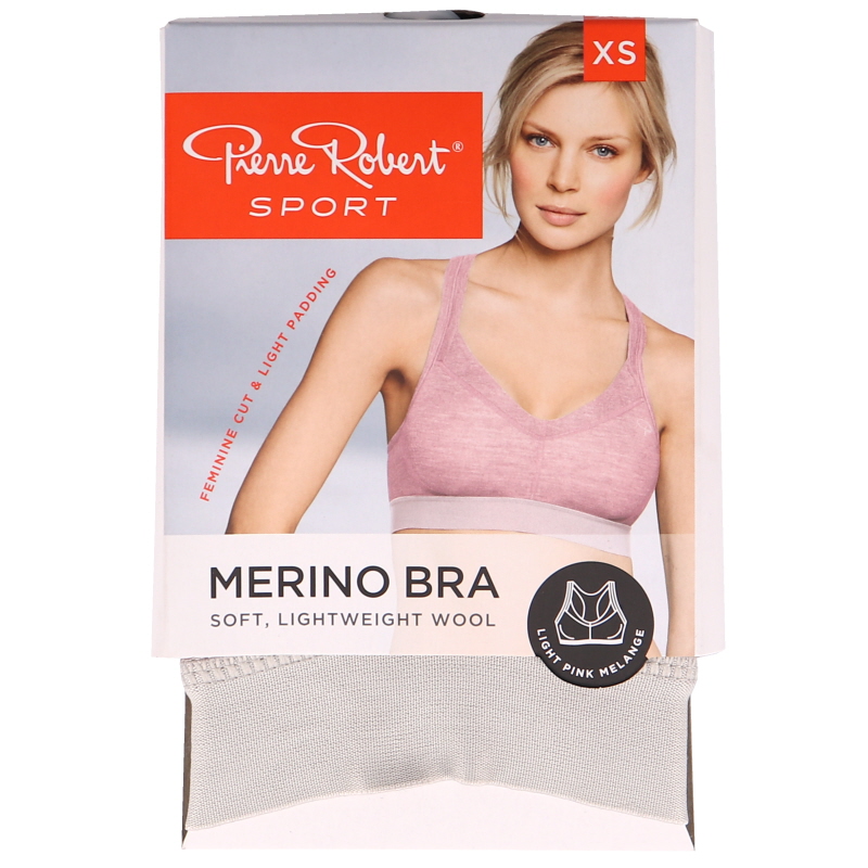 Sport-BH Merinoull Rosa Stlk XS - 63% rabatt