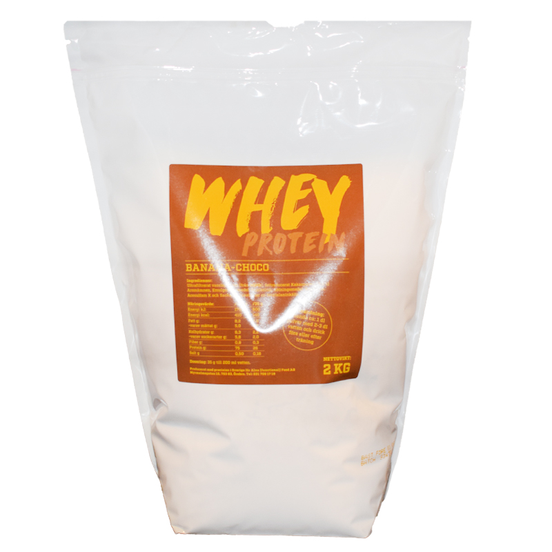 Vassleprotein Banana-choco - 65% rabatt
