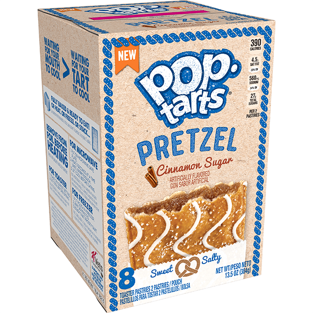 Kelloggs Pop-Tarts Pretzel Cinnamon Sugar 384g